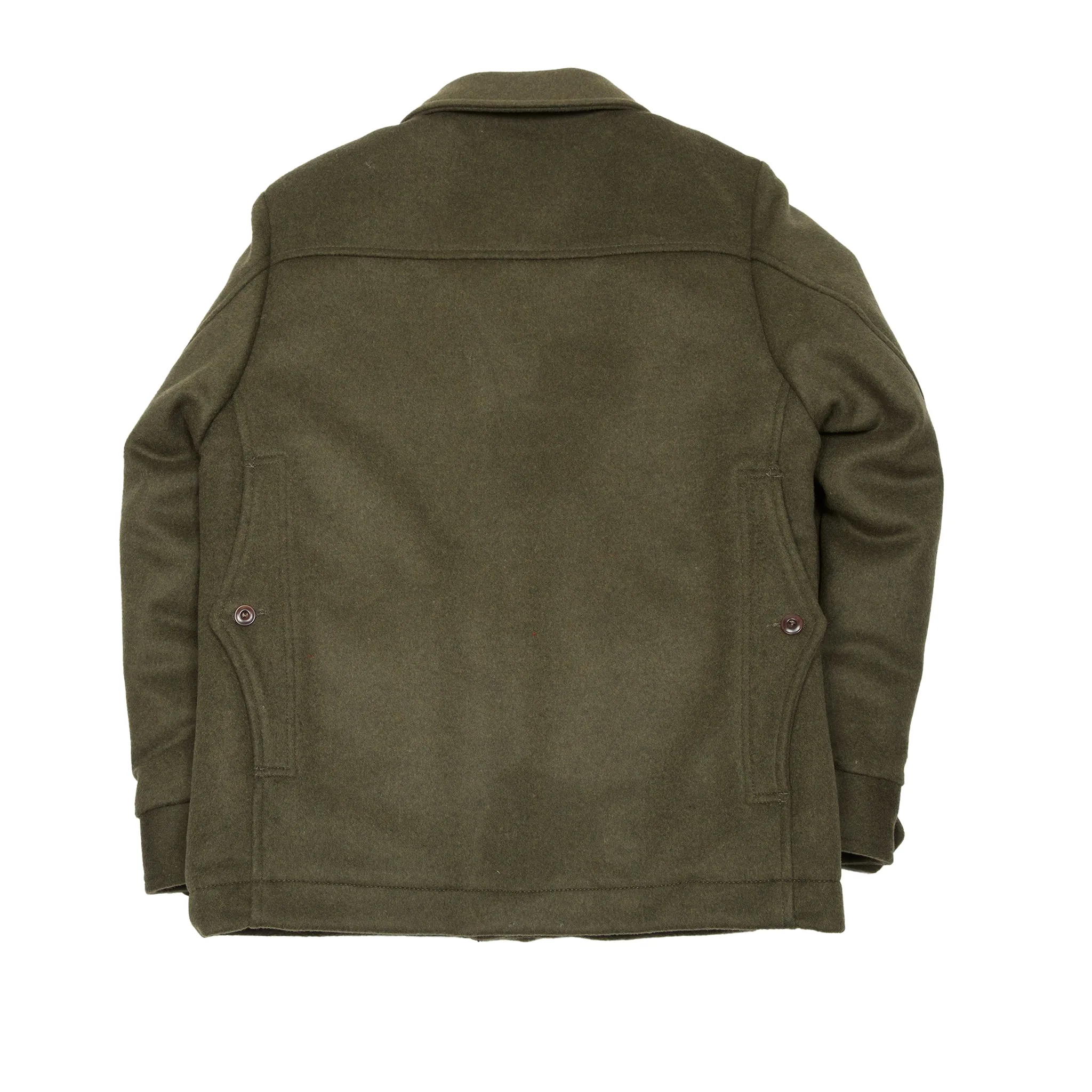 Capalbio Wool Field Jacket in Forest Green