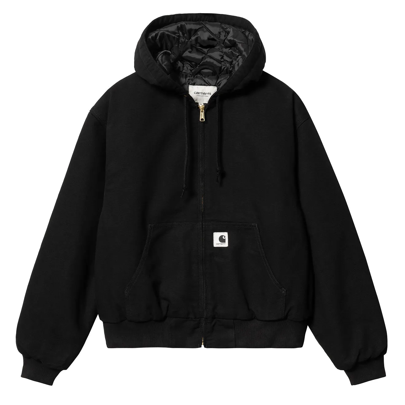 Carhartt Womens OG Active Jacket Black Rinsed