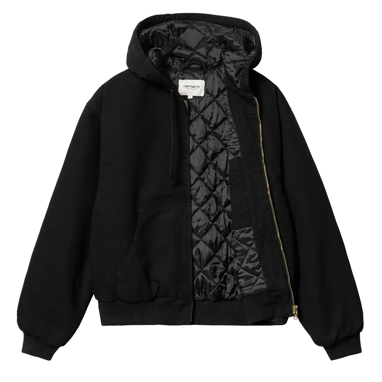 Carhartt Womens OG Active Jacket Black Rinsed