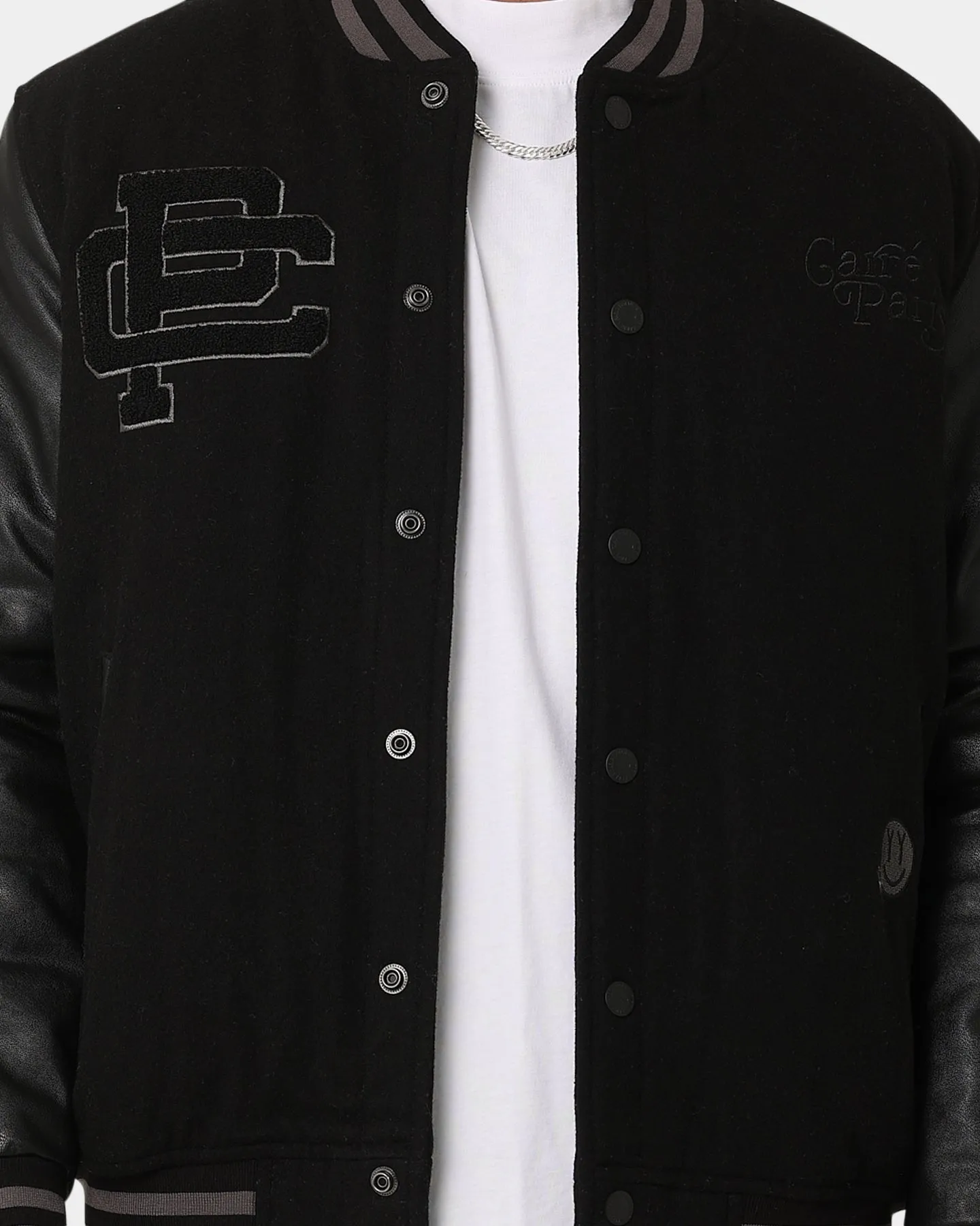 Carré Peace Varsity Jacket Black/Black