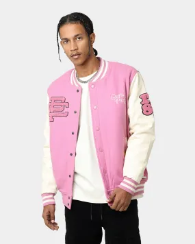 Carré Peace Varsity Jacket Pink