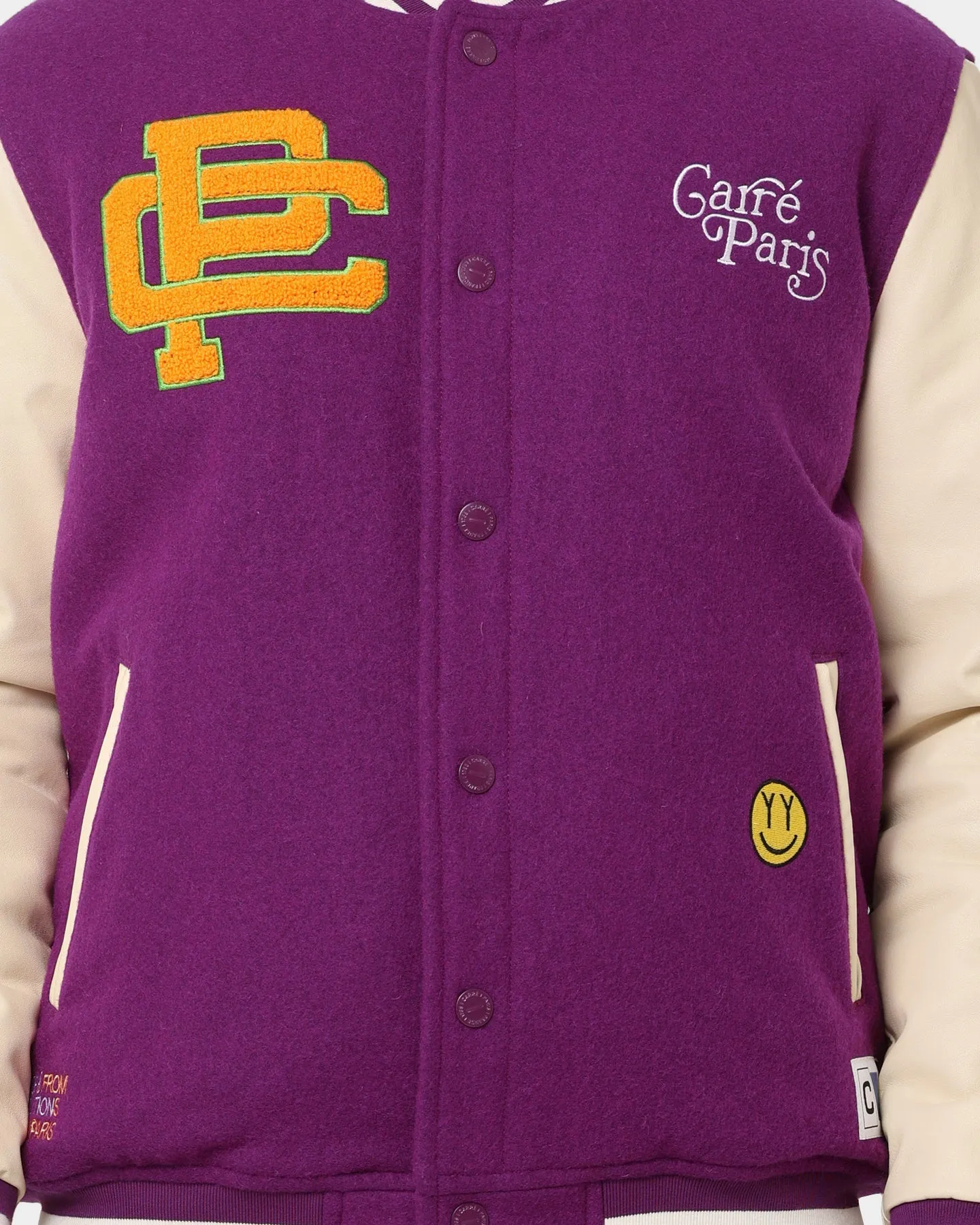 Carré Peace Varsity Jacket Purple