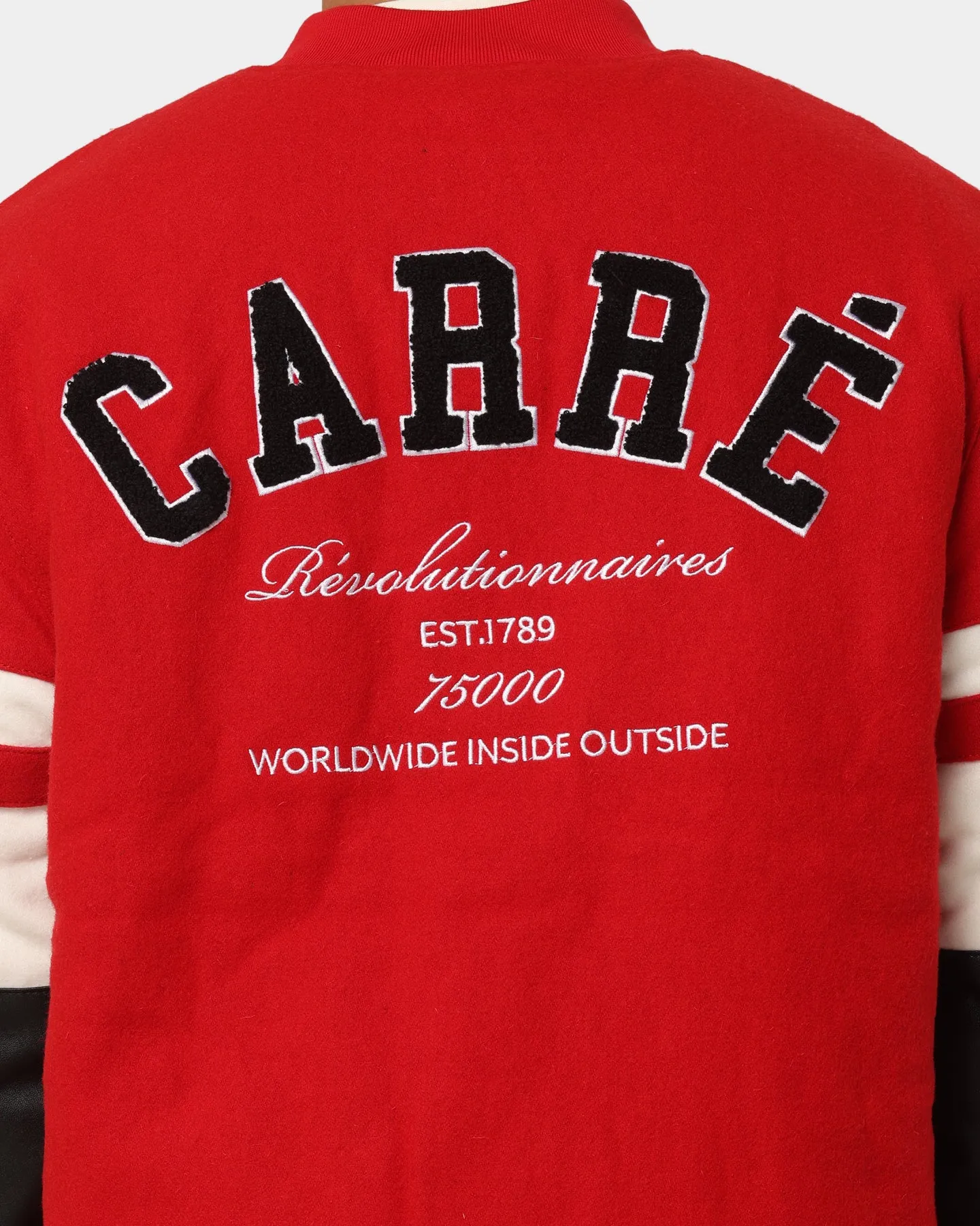 Carre Leo Varsity Jacket Red