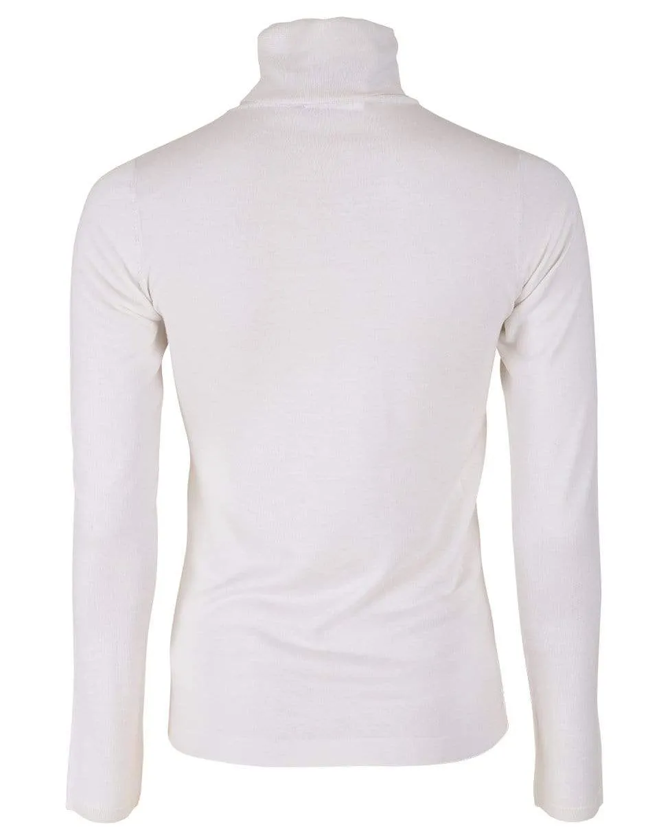 Cashmere Silk Turtleneck