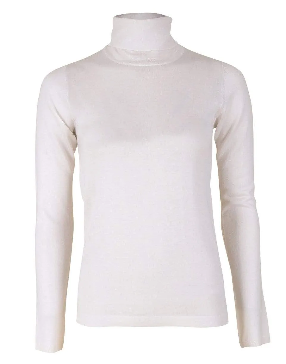 Cashmere Silk Turtleneck