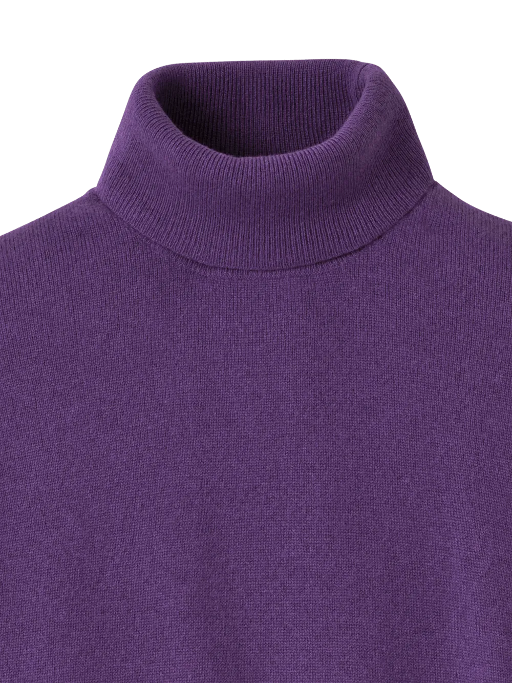 Cashmere Turtleneck Sweater - Purple