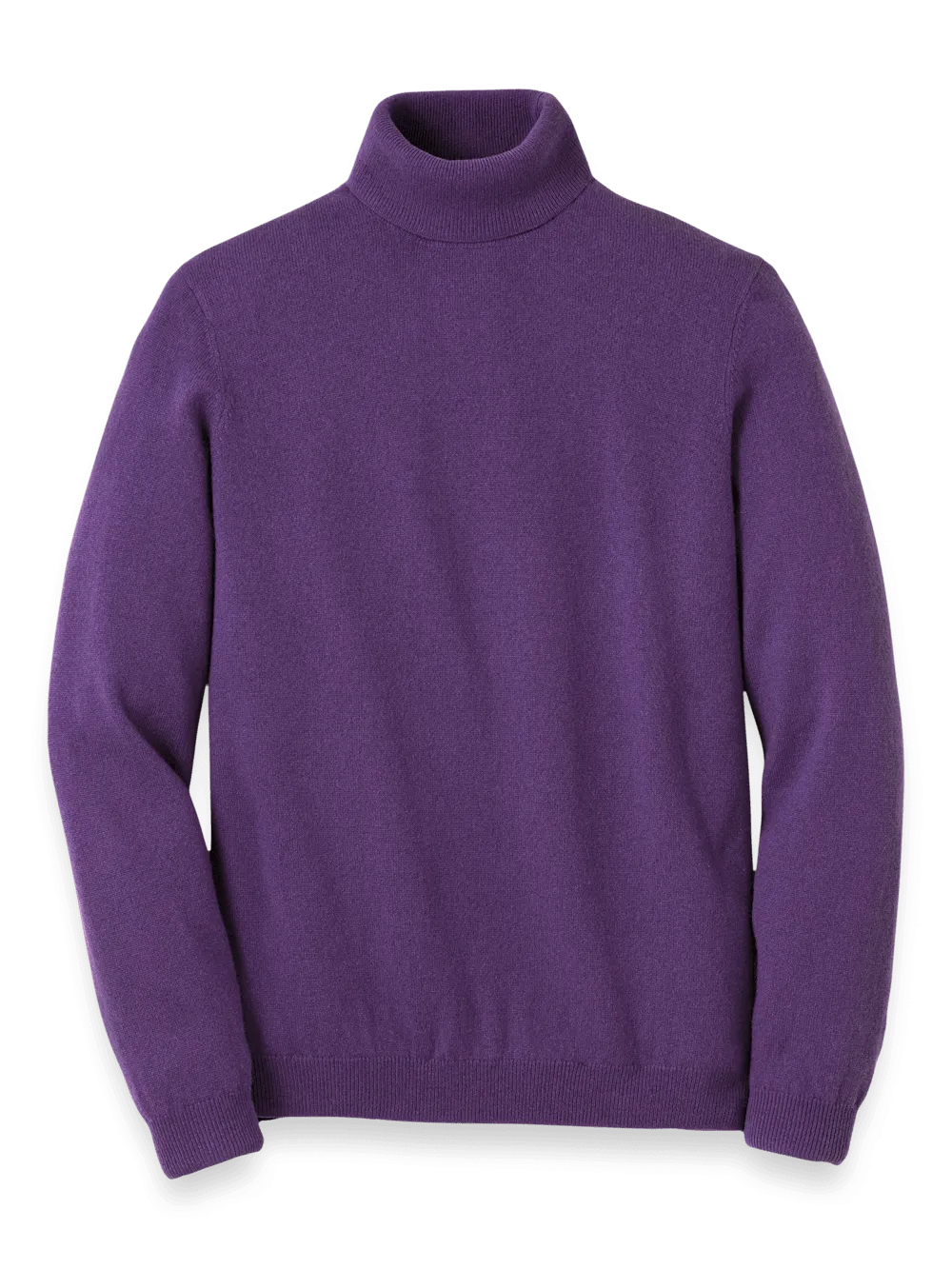 Cashmere Turtleneck Sweater - Purple