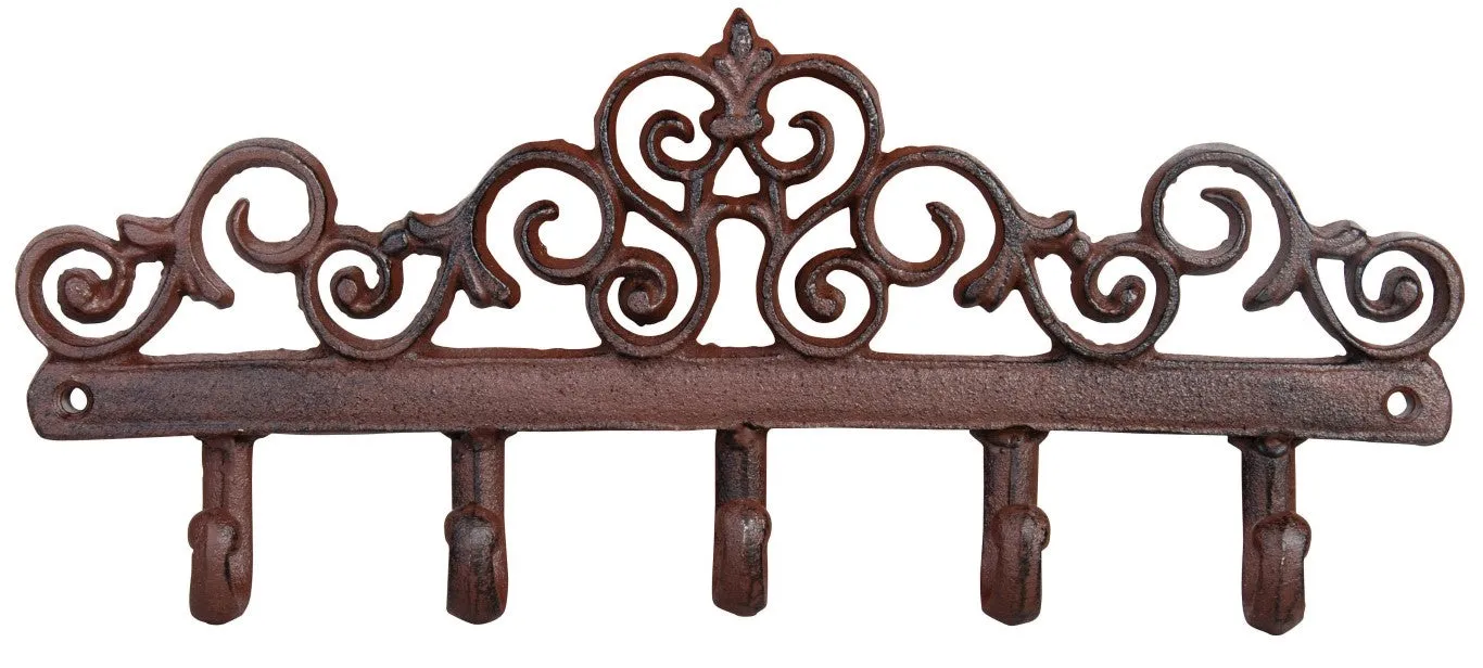 Cast Iron Vintage Scroll Coat Hook