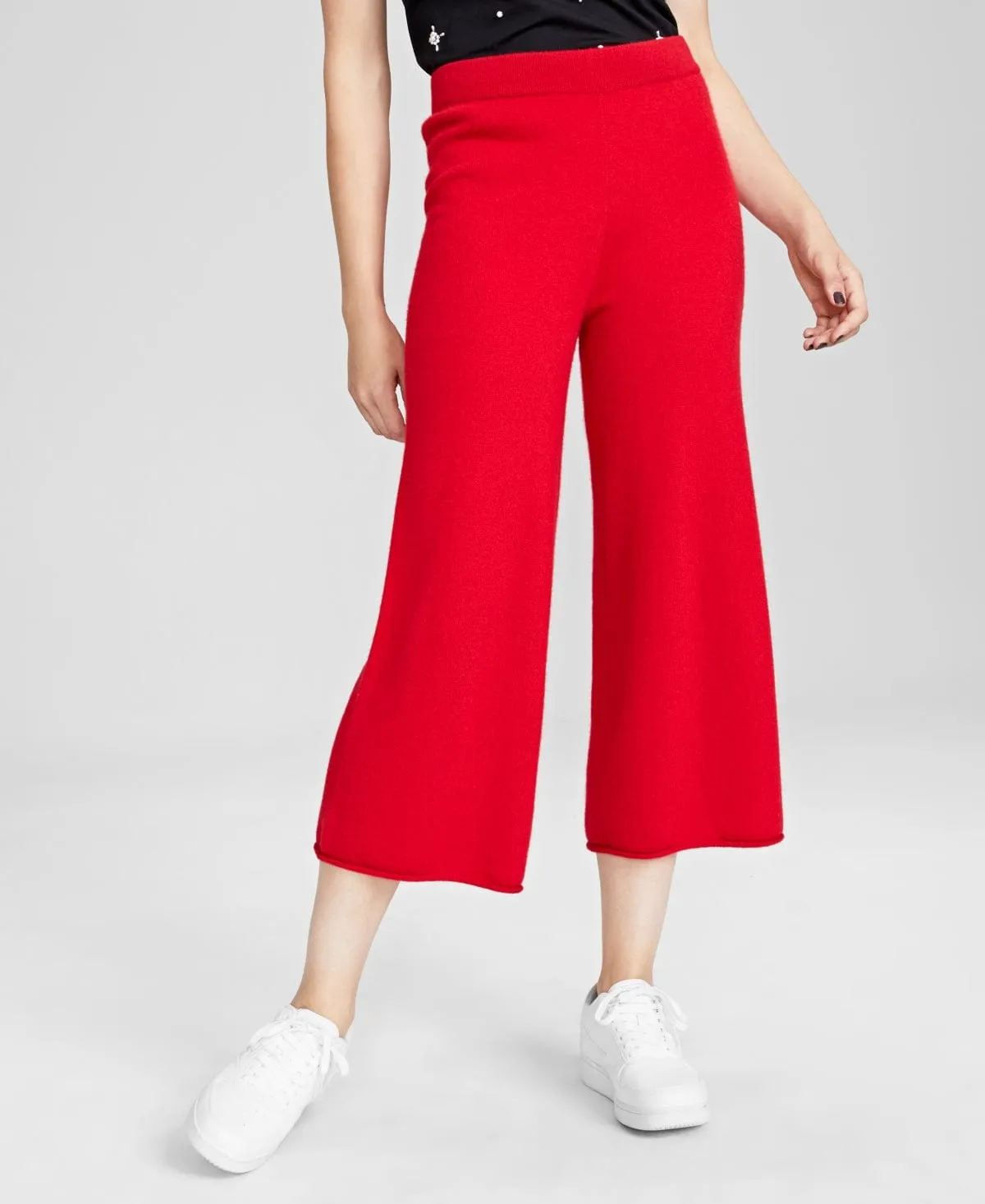 CHARTER CLUB - Cashmere Pull-on Culottes