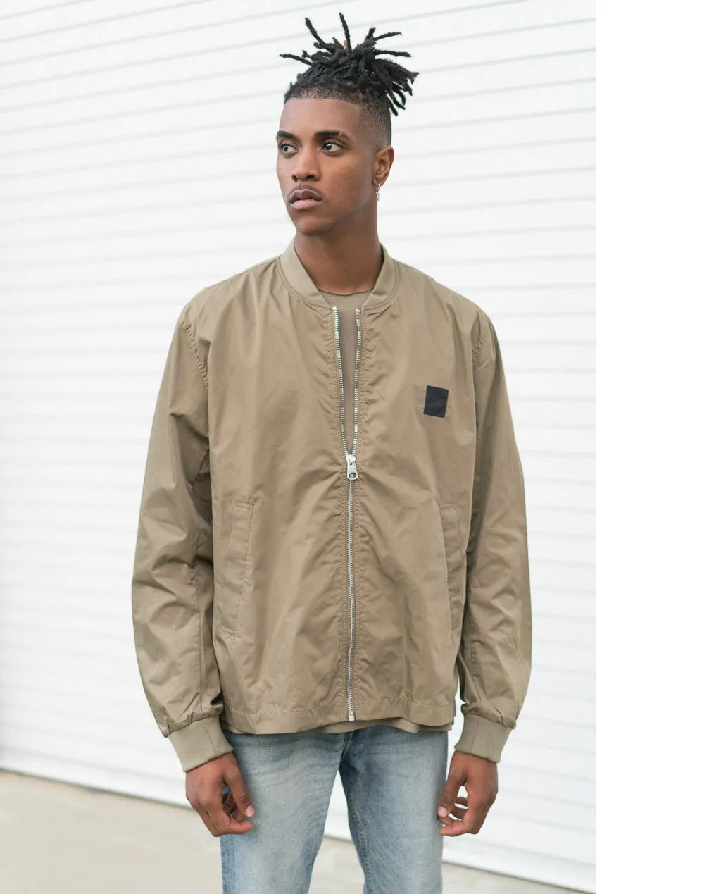 Cheap Monday Buckle Bomber Khaki Green