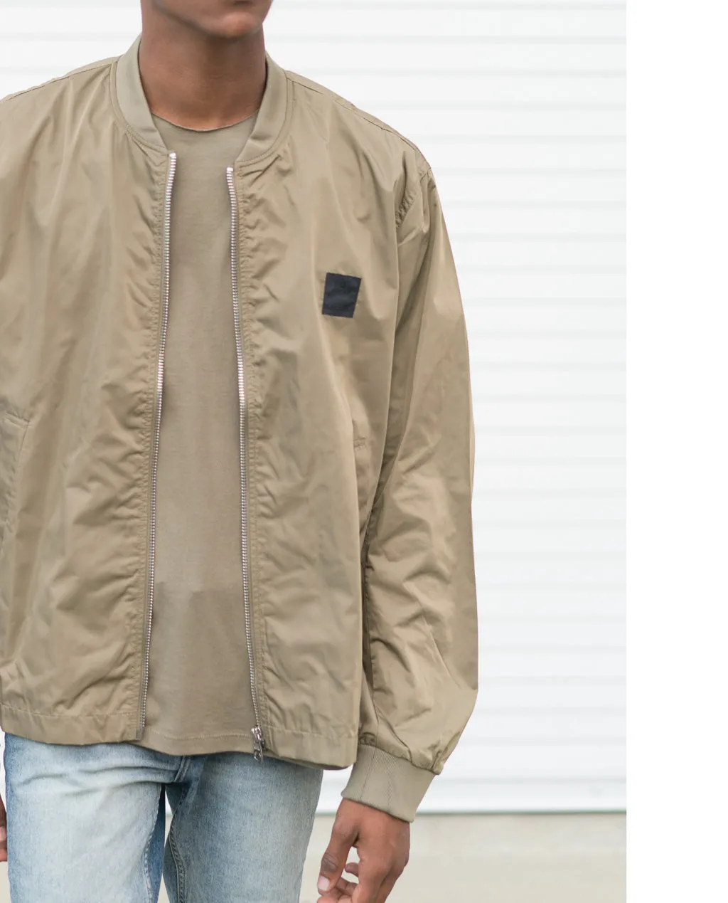 Cheap Monday Buckle Bomber Khaki Green