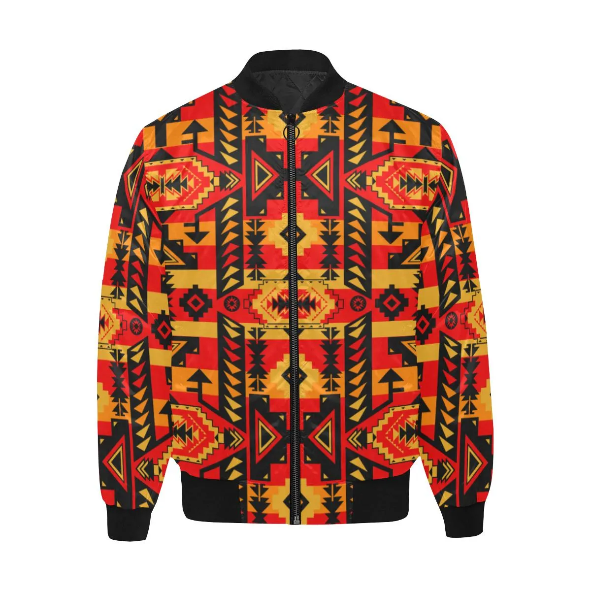 Chiefs Mountain Fire Unisex Heavy Bomber Jacket with Quilted Lining