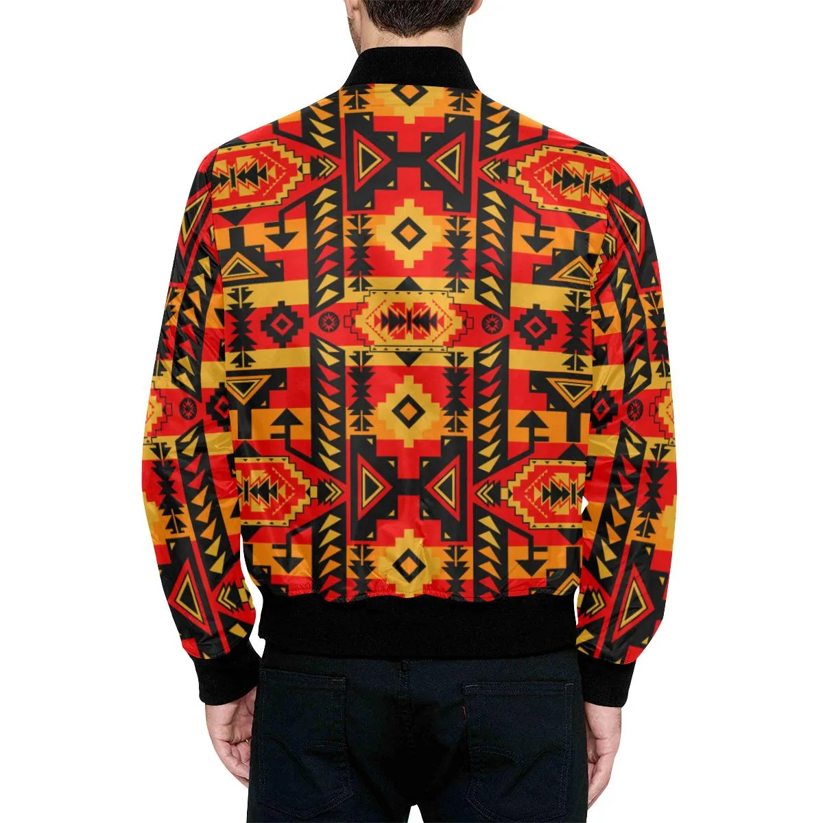 Chiefs Mountain Fire Unisex Heavy Bomber Jacket with Quilted Lining