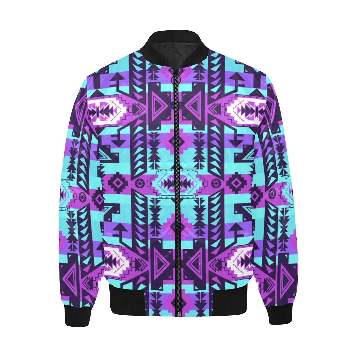 Chiefs Mountain Moon Shadow Unisex Heavy Bomber Jacket with Quilted Lining