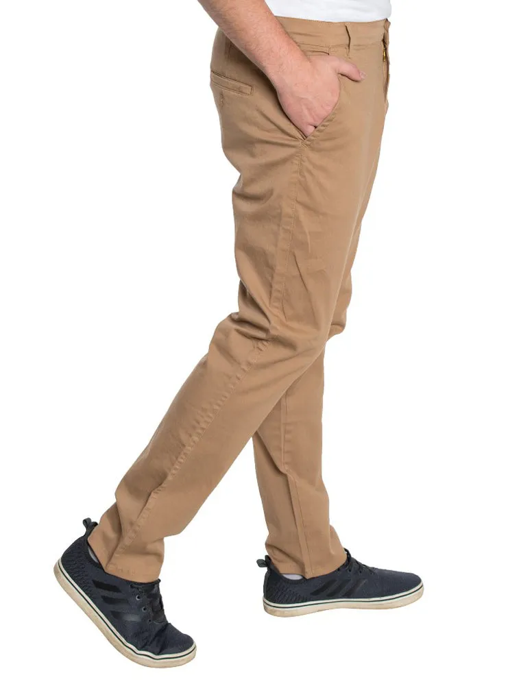 Chino Pant in Khaki by Hawk's Bay