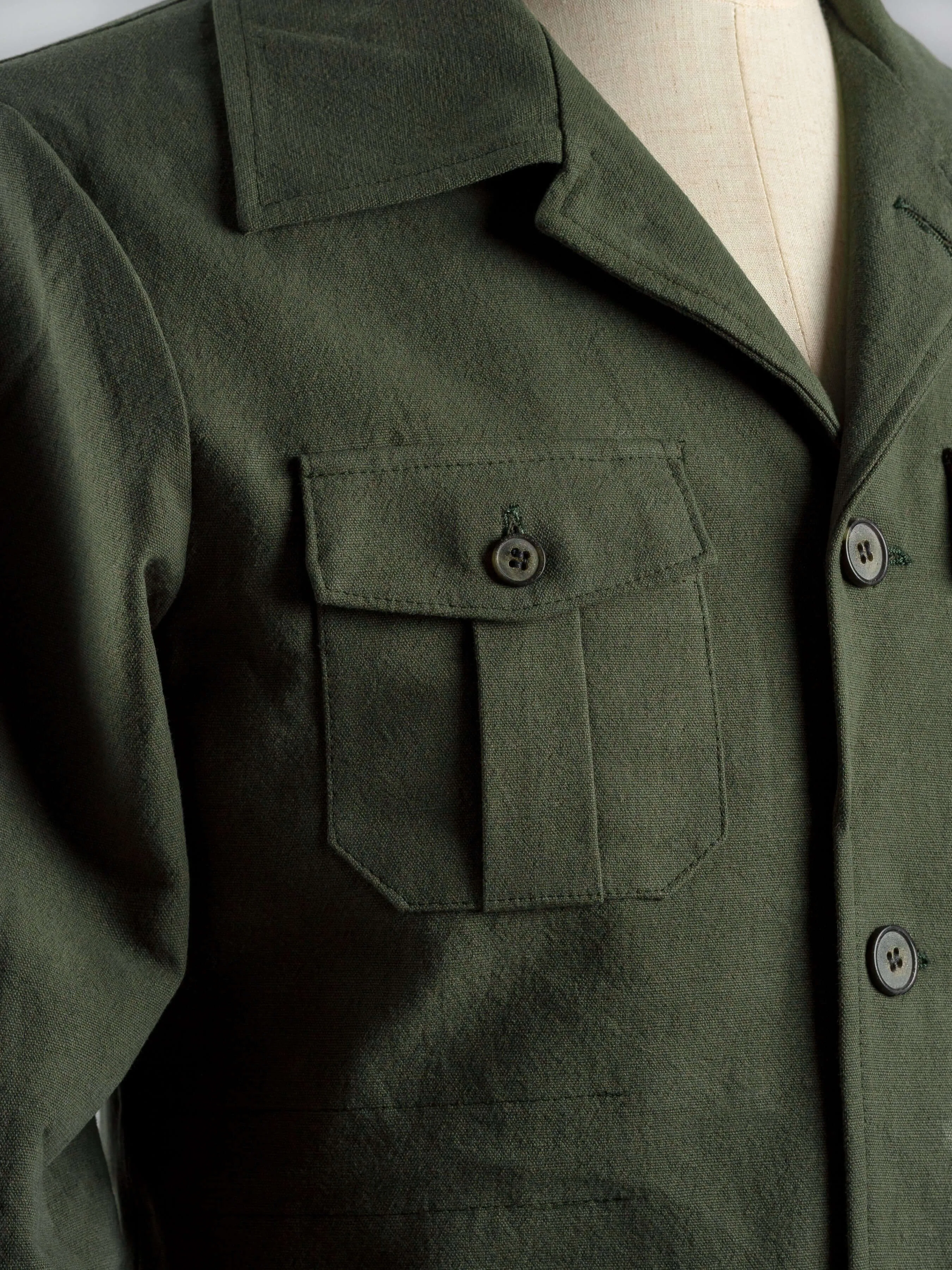 Classic Safari Jacket - Green