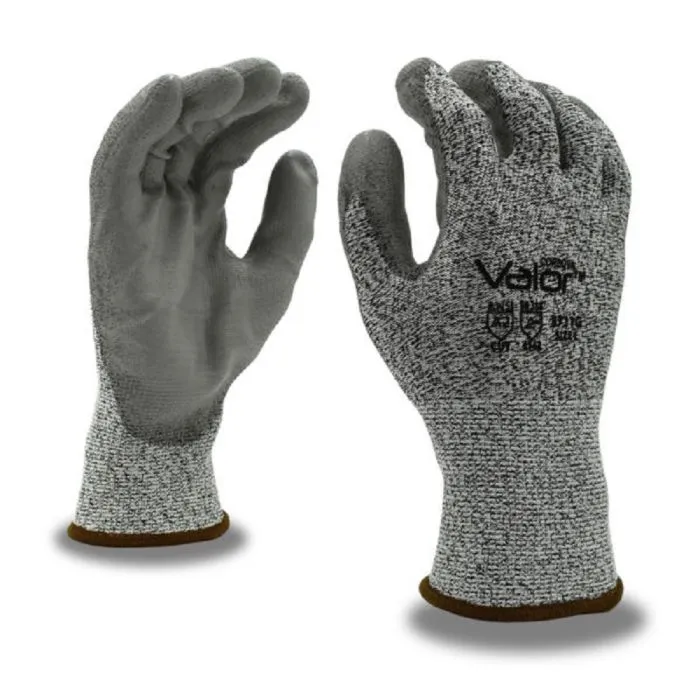 Cordova Valor 3711GS A2 High-Performance Polyethylene Gloves, Gray, Small, 1 Pair