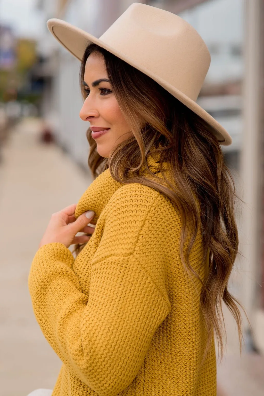 Cowl Neck Knit Sweater