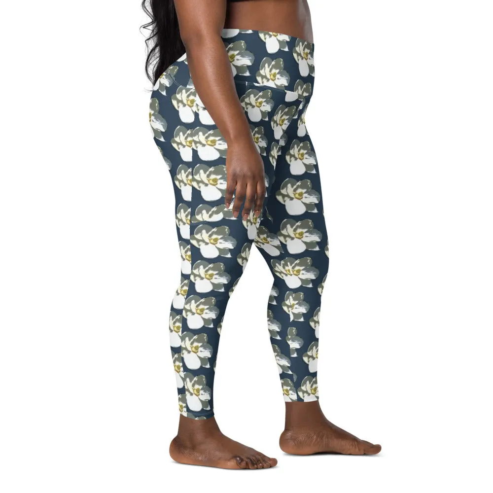 Descendants of the Island Magnolia Blues Leggings with pockets