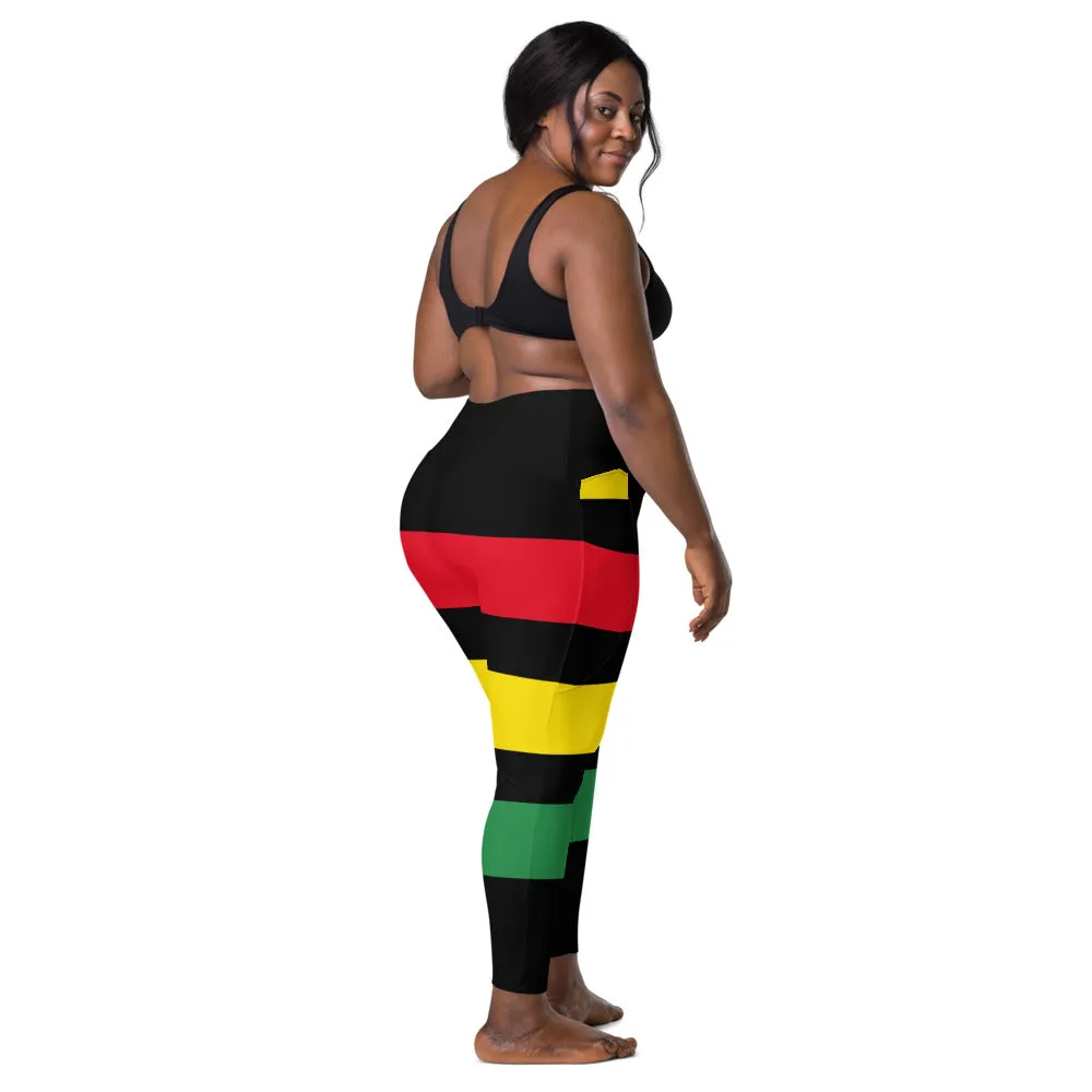 Descendants of The Island Rasta Leggings with pockets