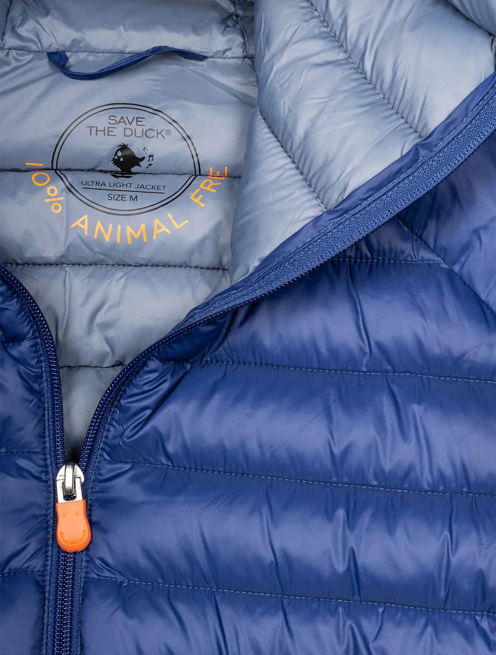 Donald Hooded Jacket-Eclipse Blue