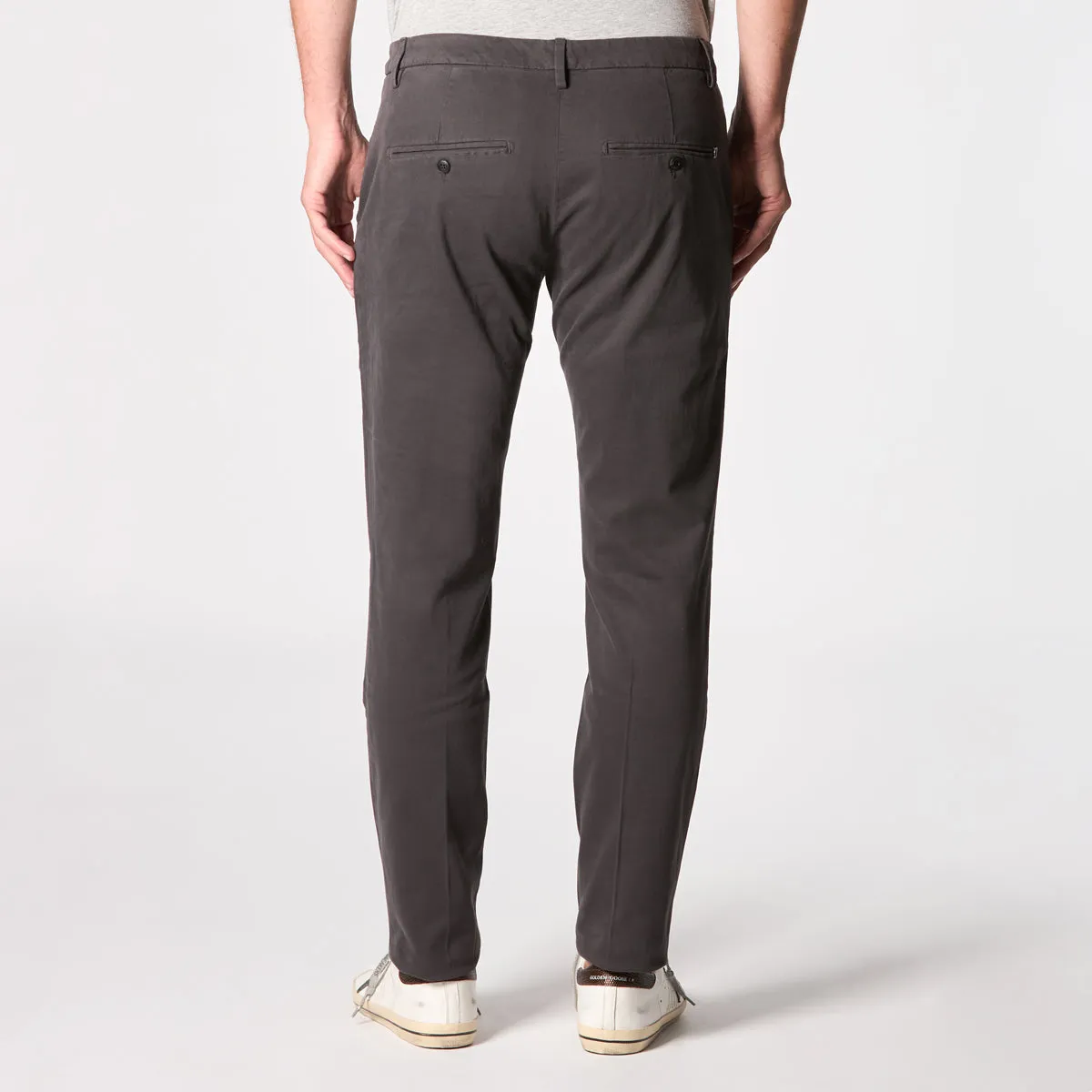 DONDUP TROUSERS UP166 GSE043 PTD 998 ASPHALT COLOR