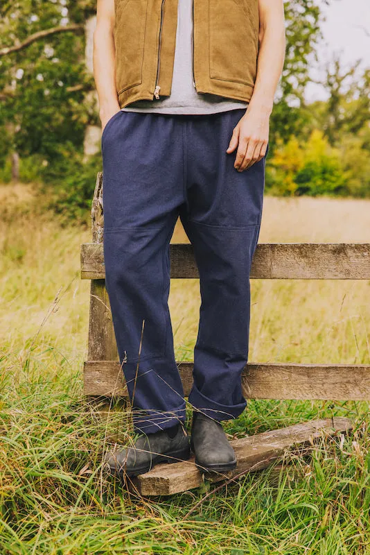 Double Knee Trousers - Navy