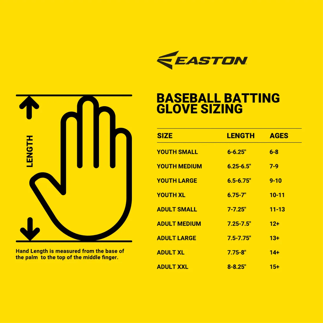 Easton Adult MAV PRO Baseball Batting Gloves : MAVPROBG