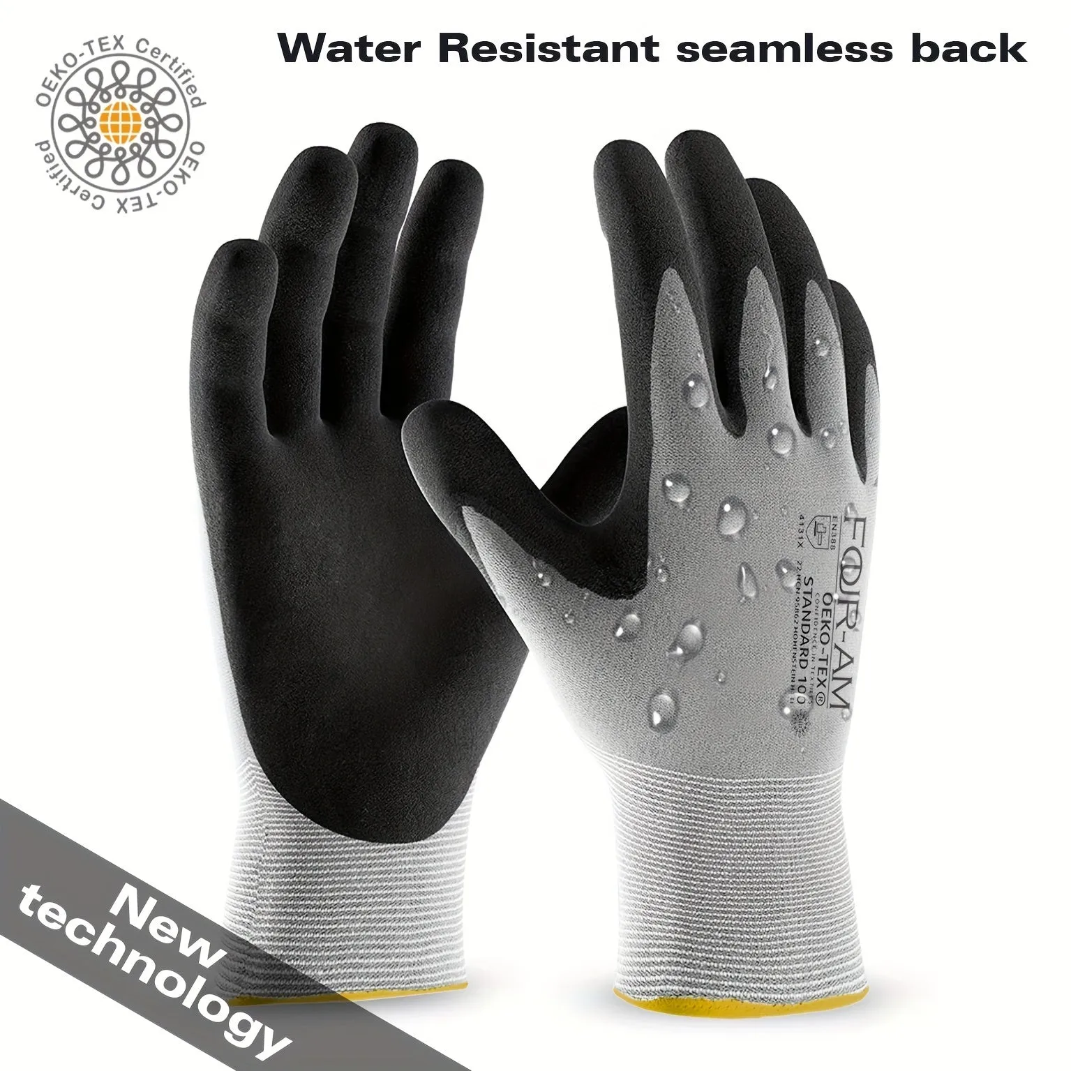 EcoFriendly Water Repellent Work Gloves for Home  Garden