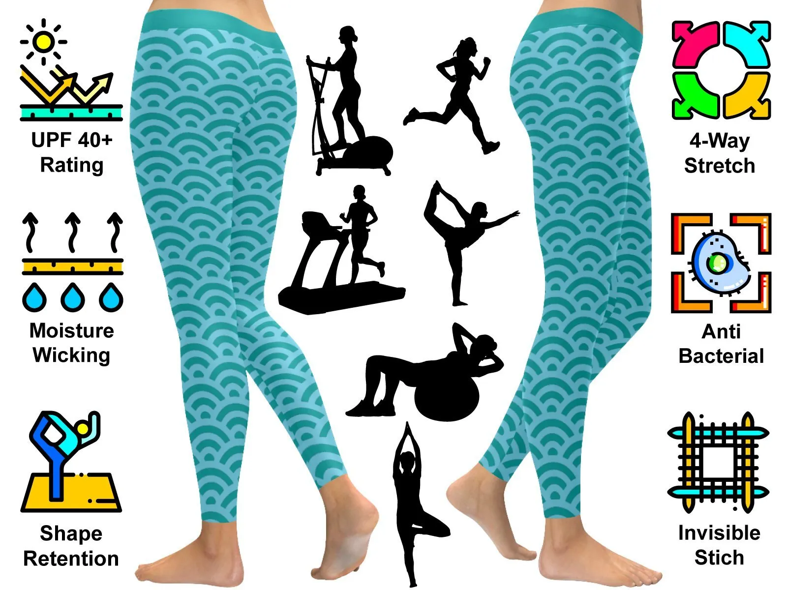 Faith Heart Soft Leggings For Women - Christian Leggings For Women