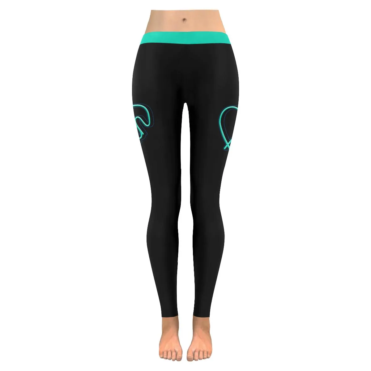 Faith Heart Soft Leggings For Women - Christian Leggings For Women