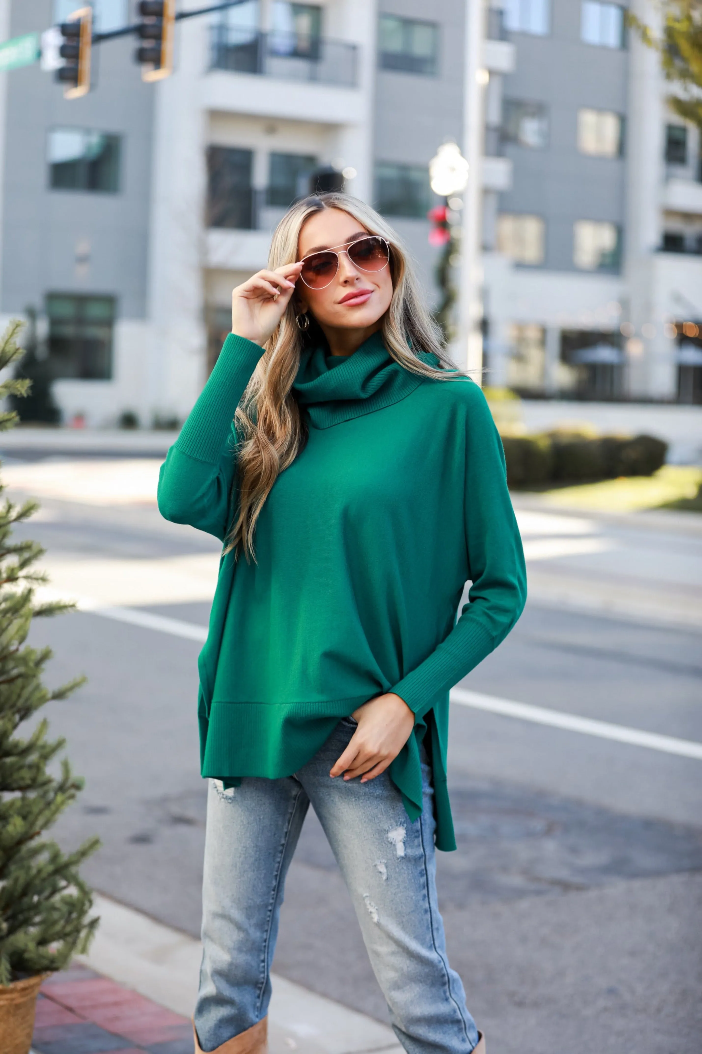 FINAL SALE - Noelle Turtleneck Oversized Sweater