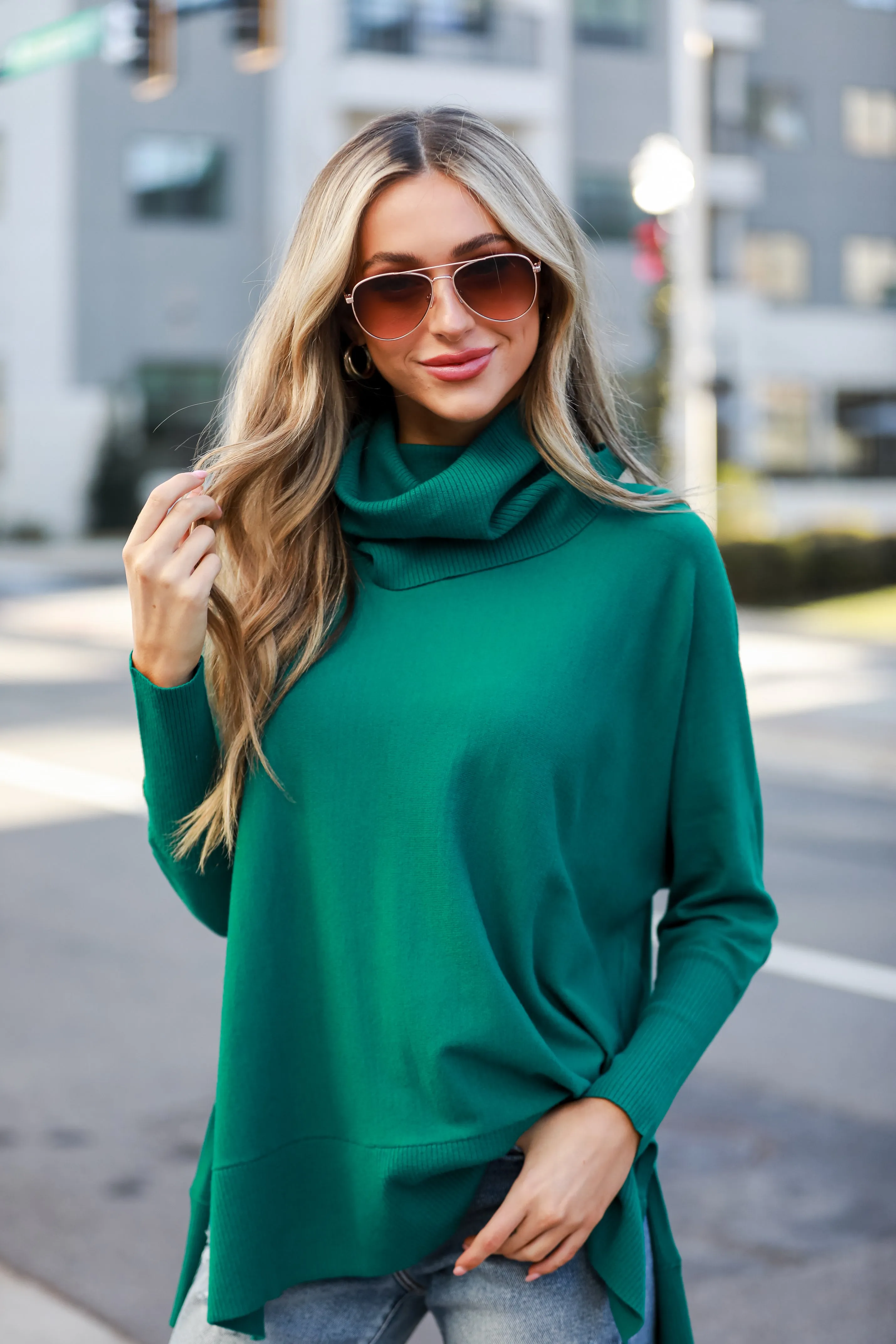 FINAL SALE - Noelle Turtleneck Oversized Sweater