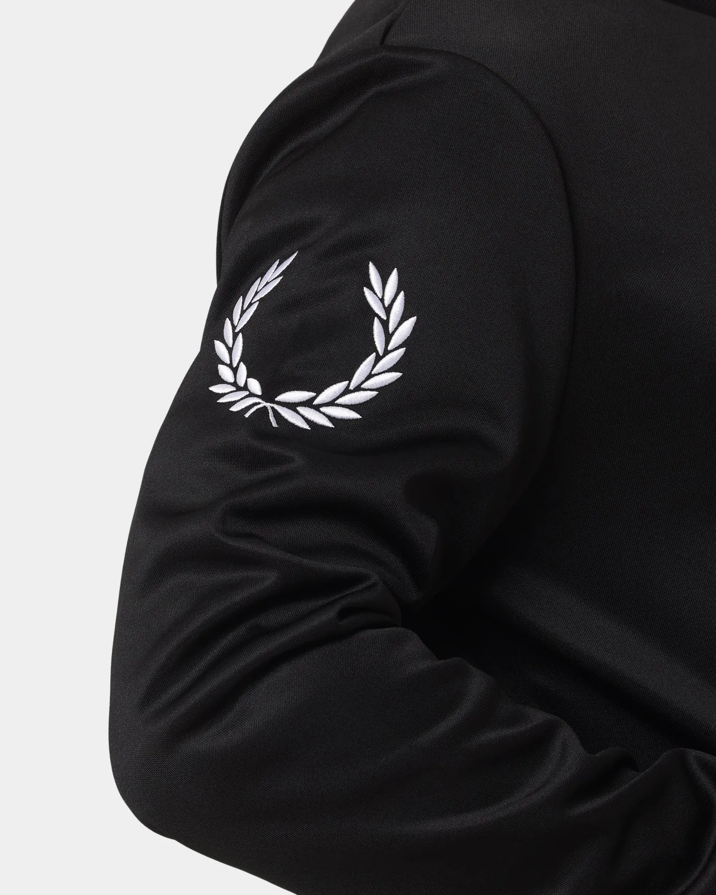 Fred Perry Badged Track Jacket Black