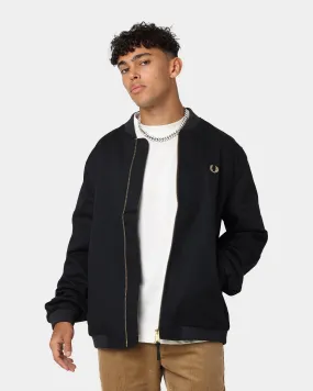 Fred Perry Twill Bomber Jacket Black