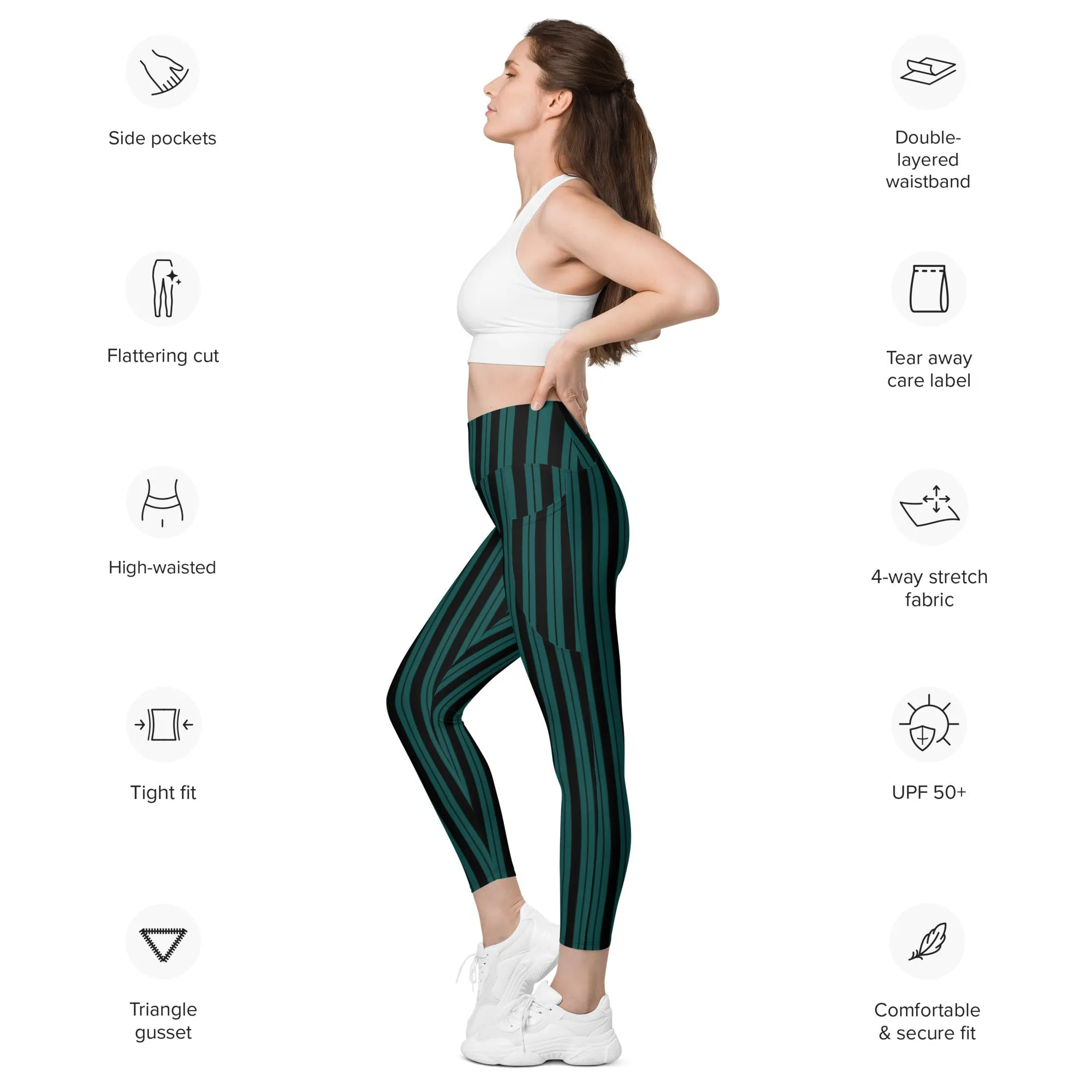 Ghost Host Leggings with pockets