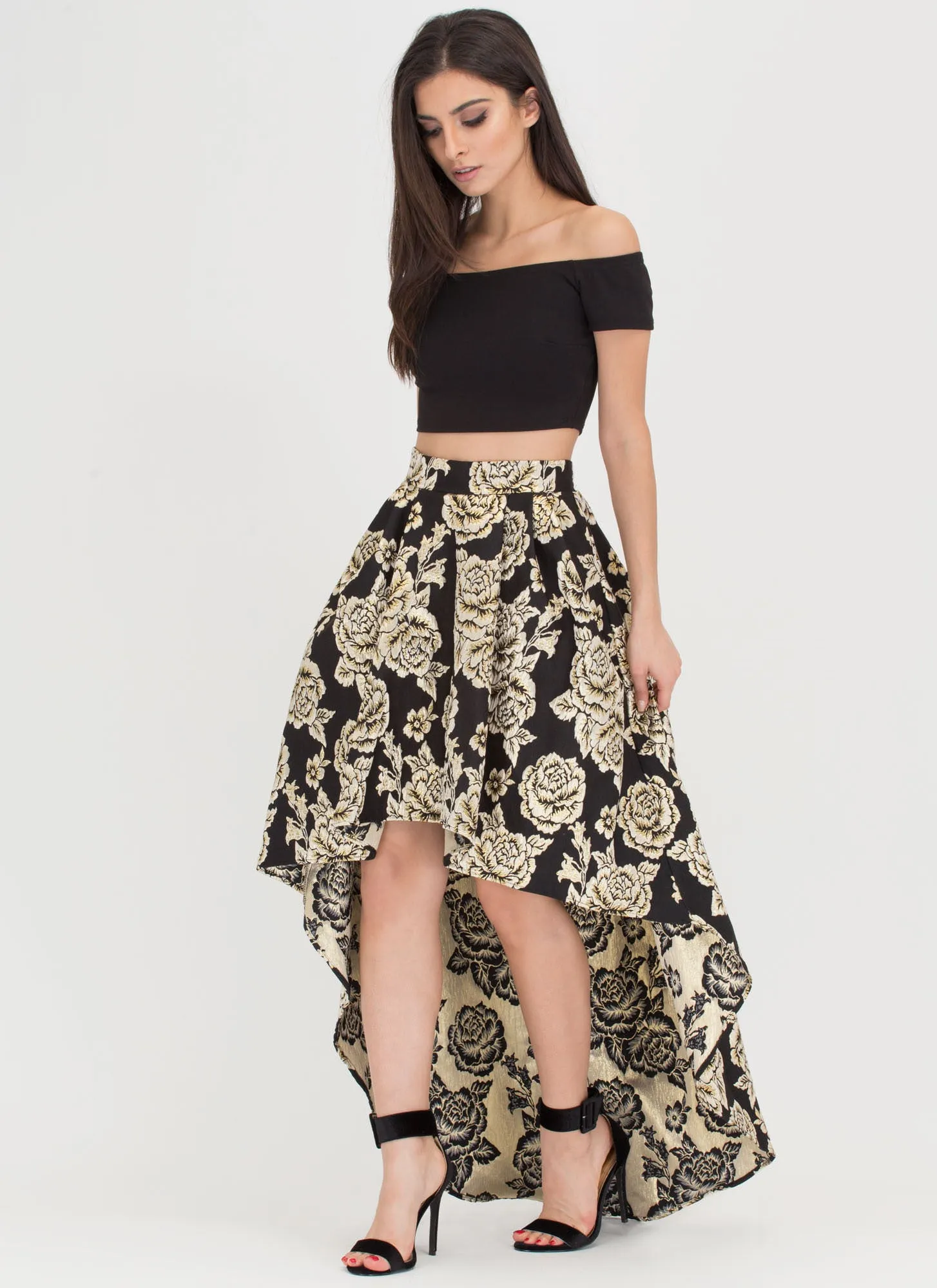 Grand Entrance Floral Two-Piece Dress