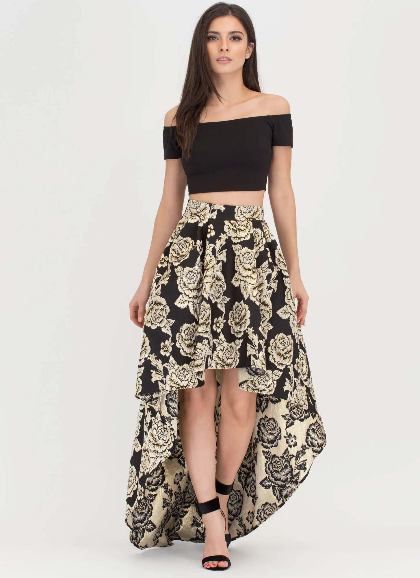 Grand Entrance Floral Two-Piece Dress