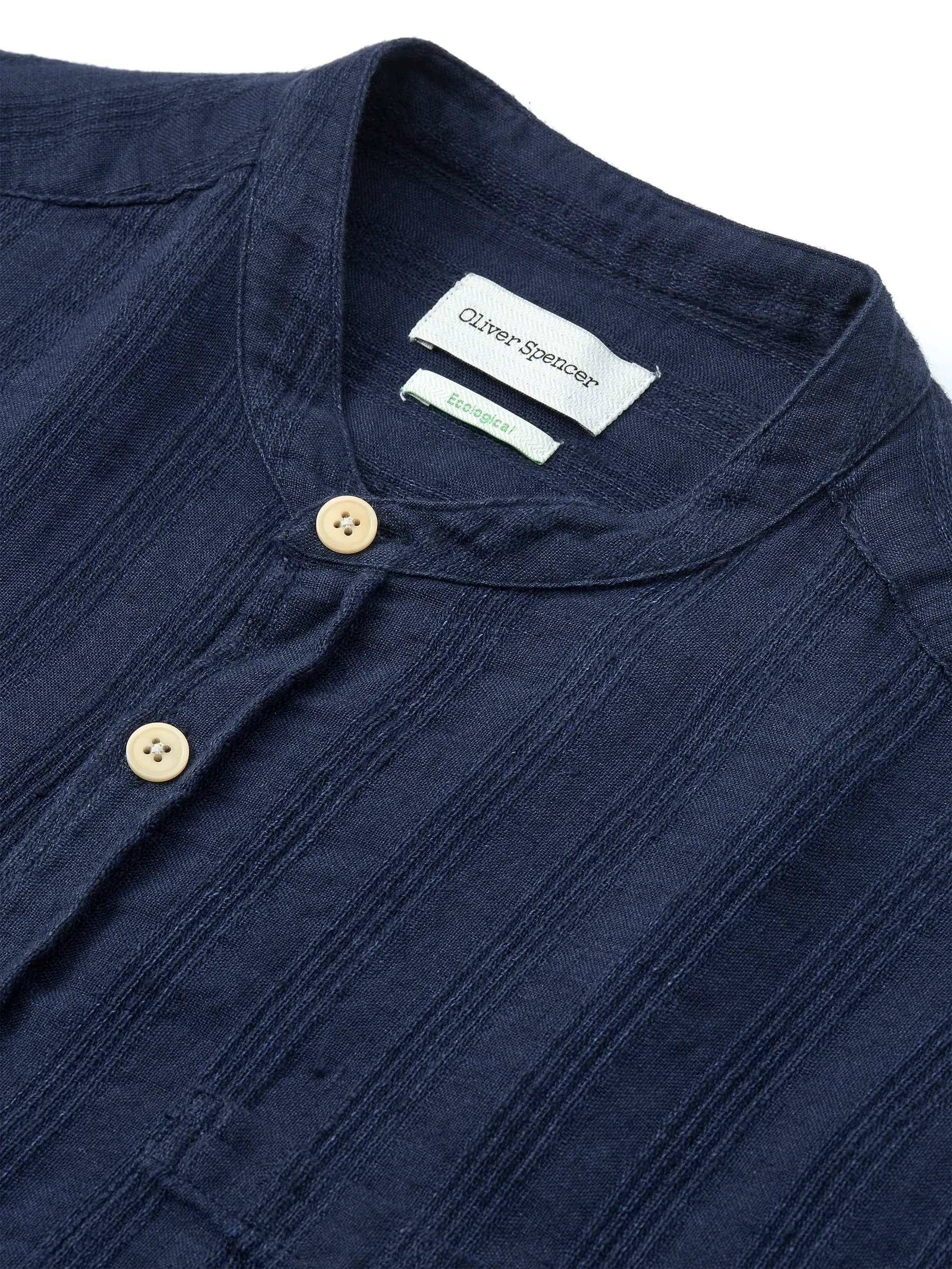 Grandad Shirt Arnold Navy