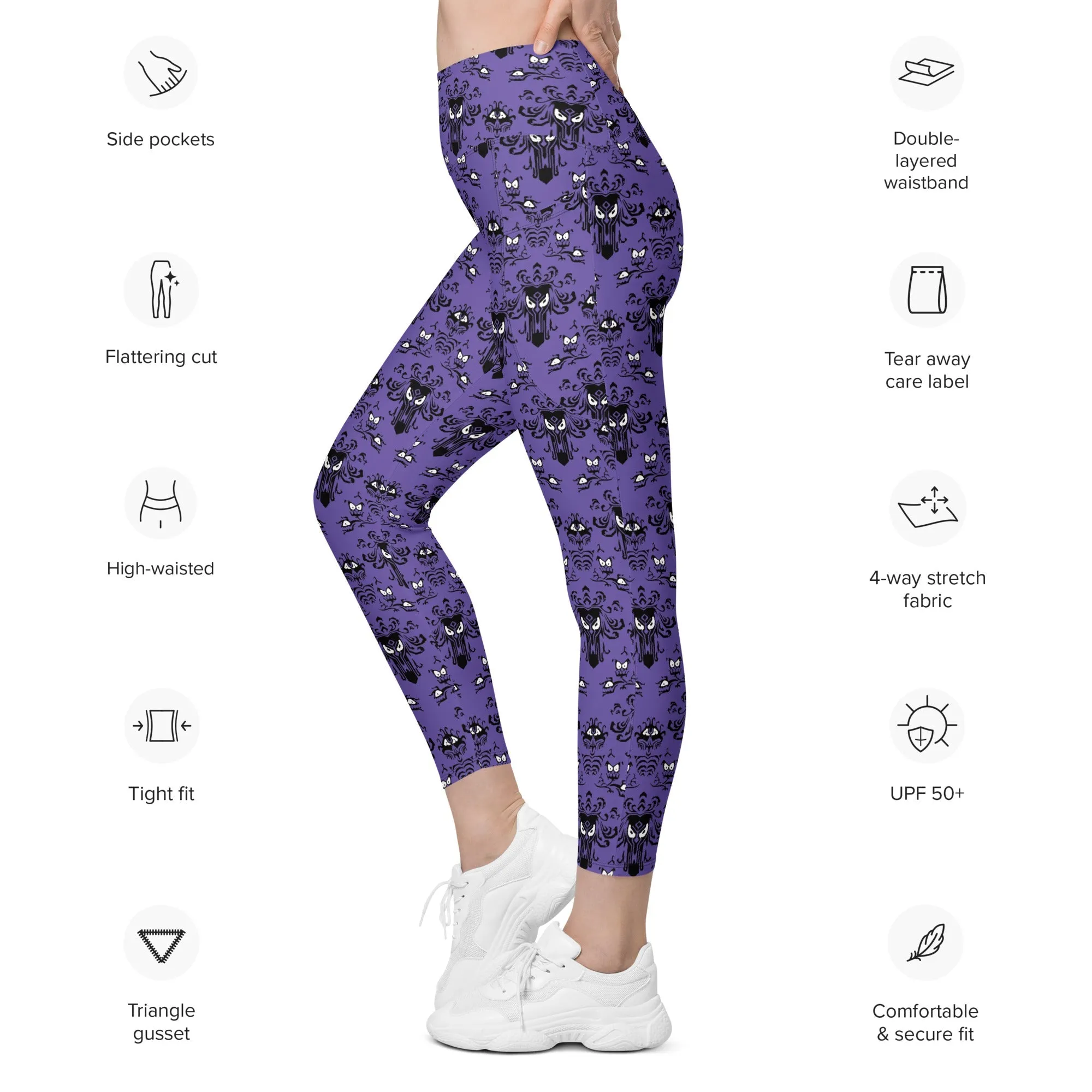 Haunted House Leggings with pockets