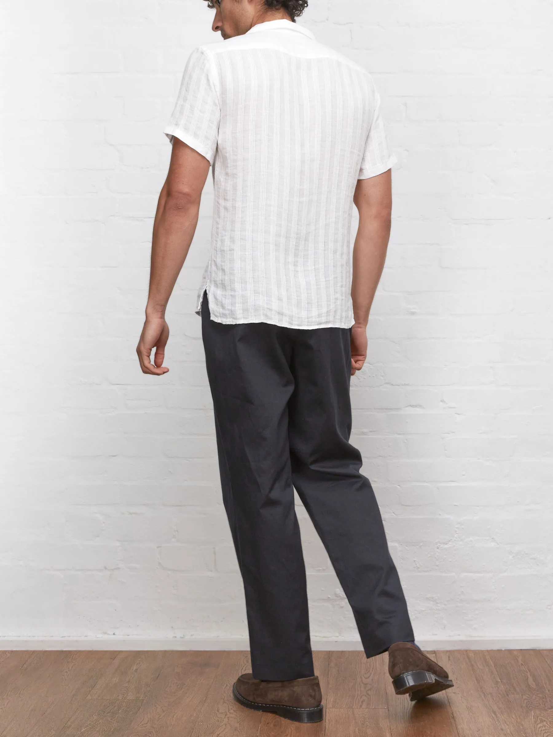 Havana Short Sleeve Shirt Arnold White