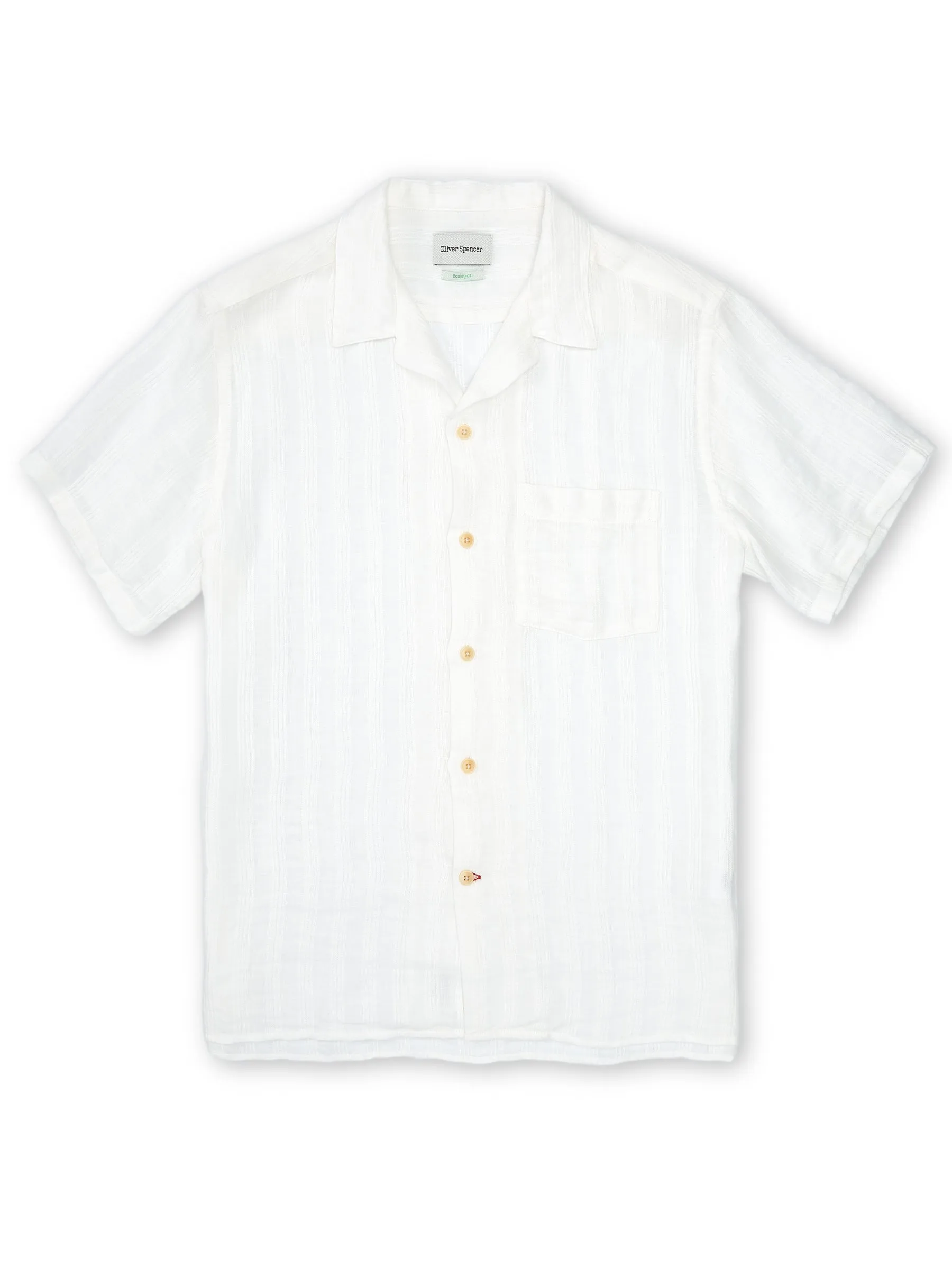 Havana Short Sleeve Shirt Arnold White