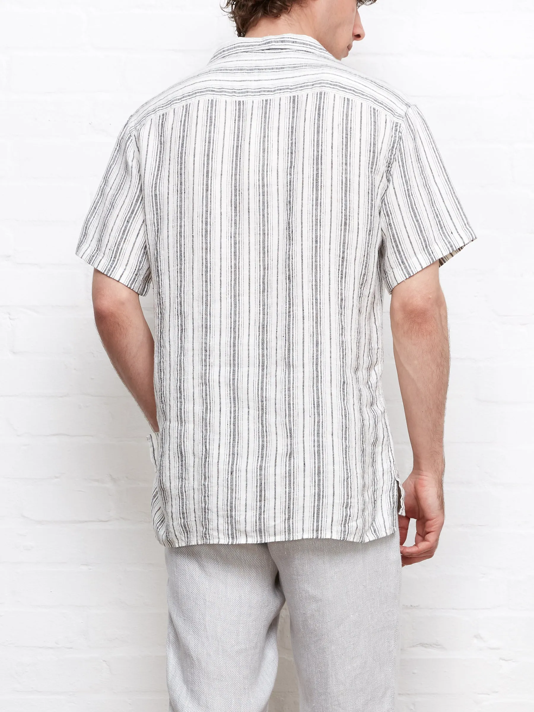 Havana Short Sleeve Shirt Hutchins White