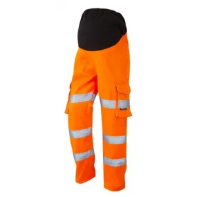 Hi Vis Maternity Trousers - Orange