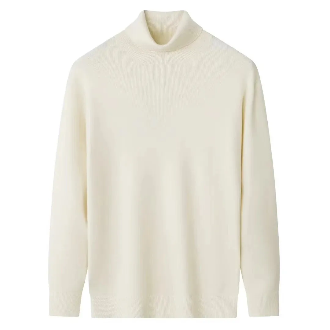 High-turtleneck classic sweater