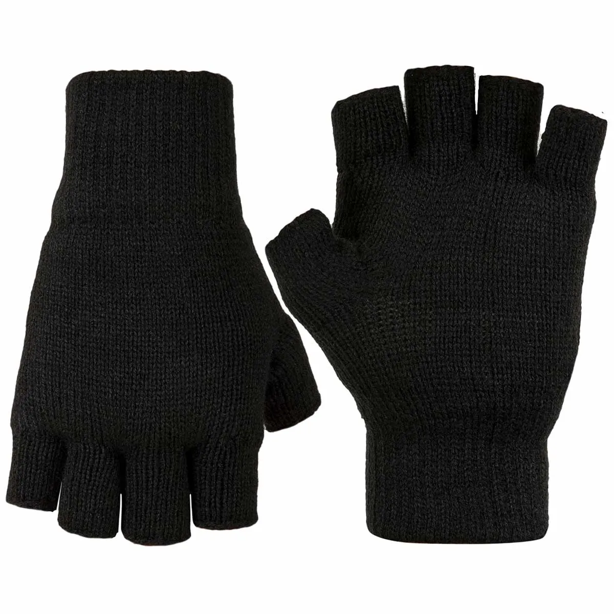 Highlander Stayner Fingerless Gloves Black