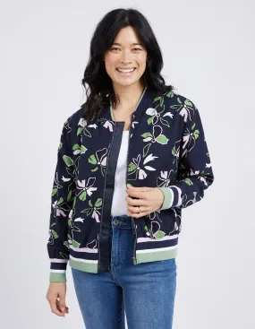 Idyll Floral Print Bomber Jacket