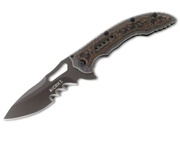 Ikoma Fossil Black Blade Folder