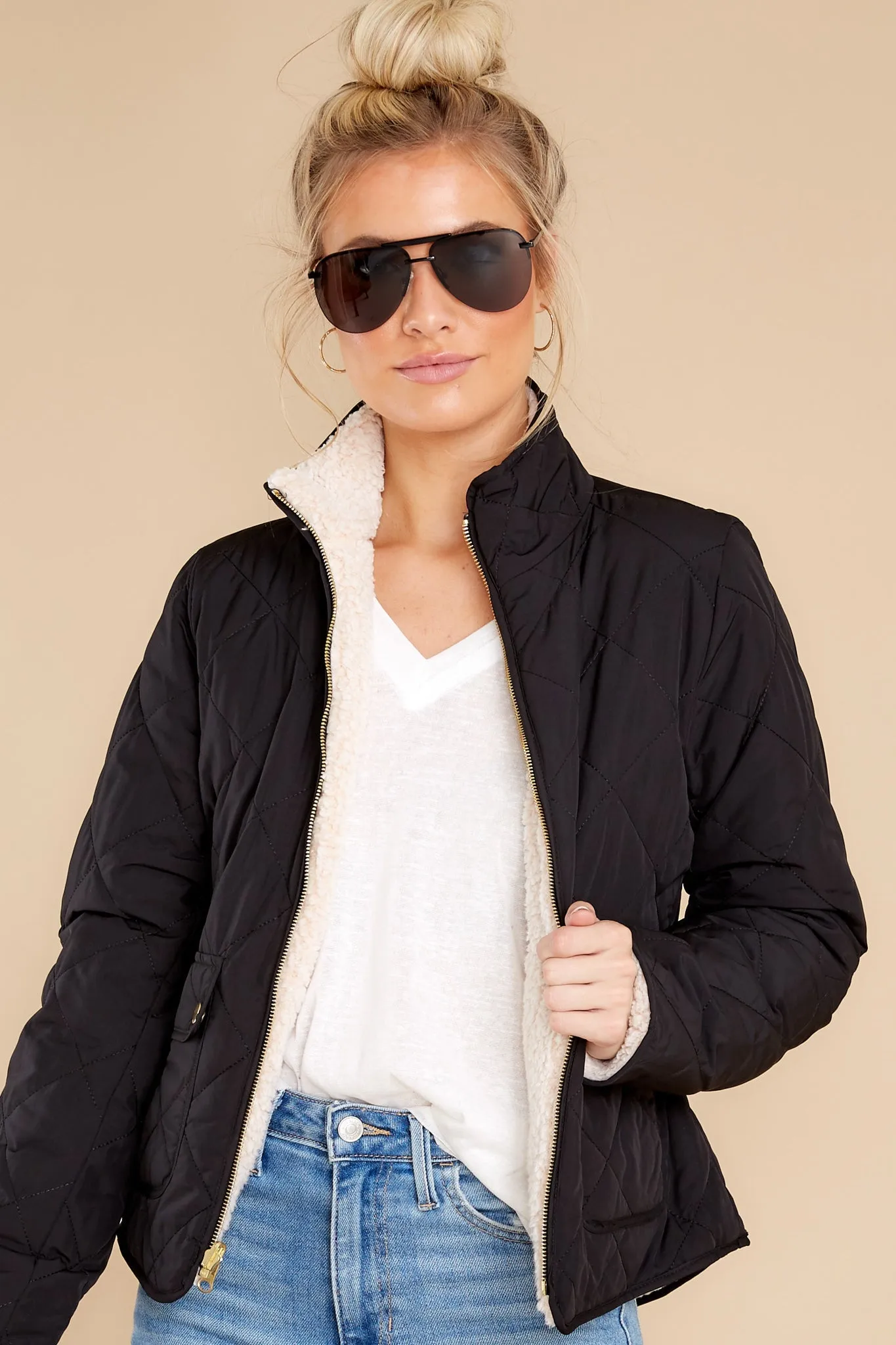 Irresistible Feeling Black Reversible Jacket