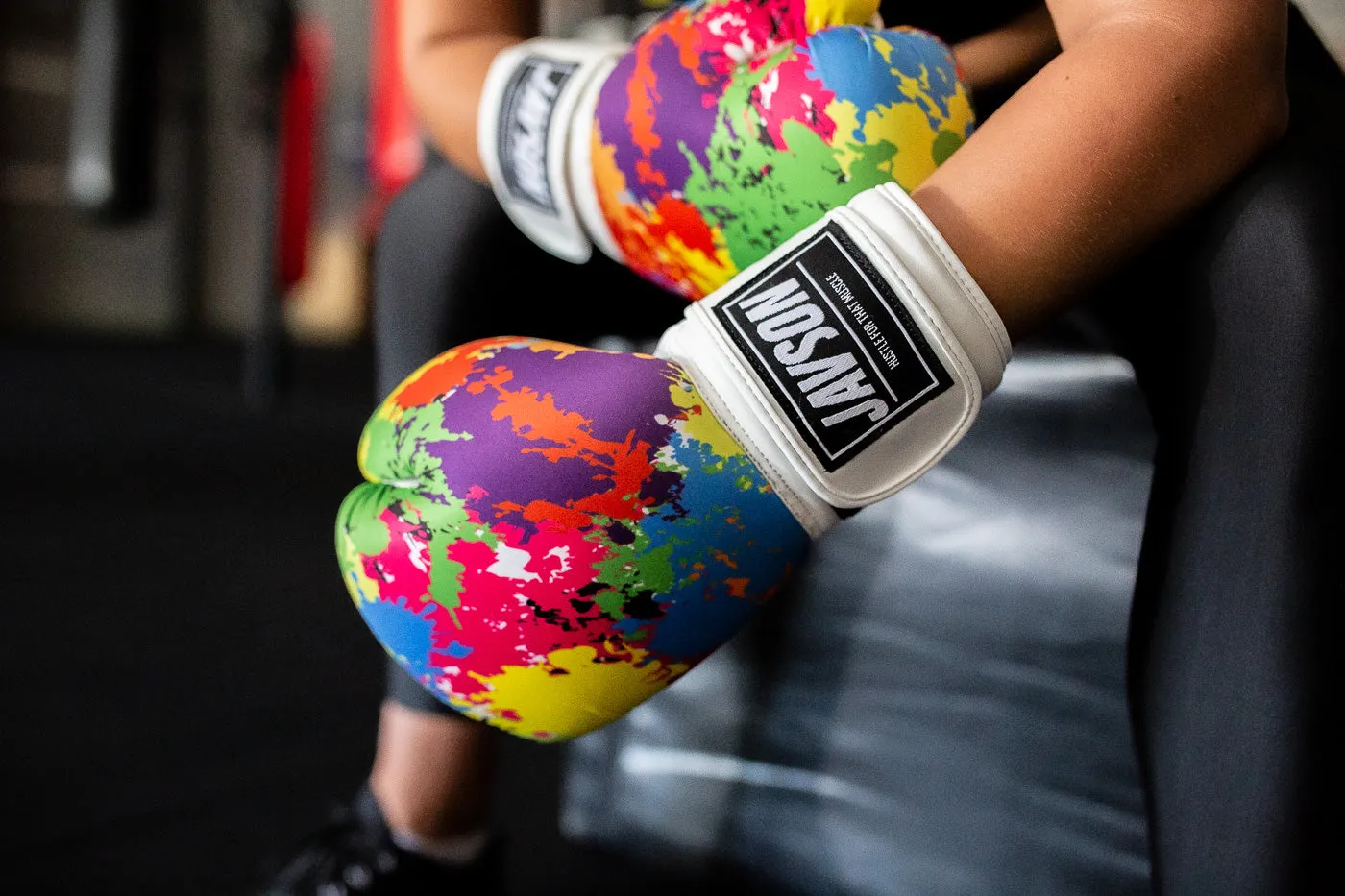 JAVSON MULTI-COLOUR BOXING GLOVES HOOK & LOOP